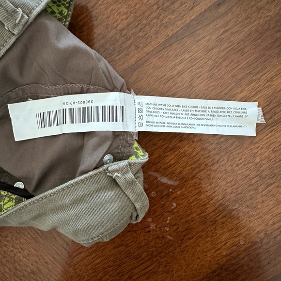 Taupe jean pants Size 26 with stretch SUPER CUTE EUC - Picture 11 of 12